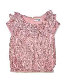 peppermint Girls Embellished Round-Neck Top-picture-14