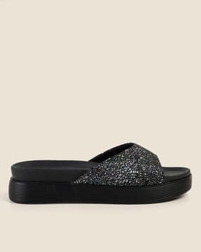 metro Women Embellished Regular Fit Slides-picture-39