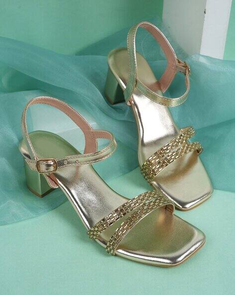 MOZAFIA Women Sling Back Platforms Heeled Sandals