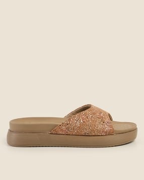 metro Women Embellished Regular Fit Slides-picture-31