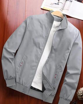 alpha tribe Men Regular Fit Zip Front Jacket-picture-20