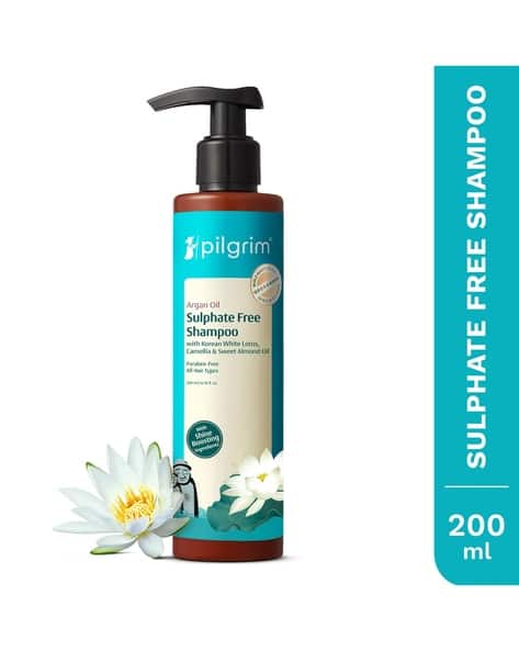 Pilgrim Sulfate Free Shampoo with Argan Oil Camellia & White Lotus