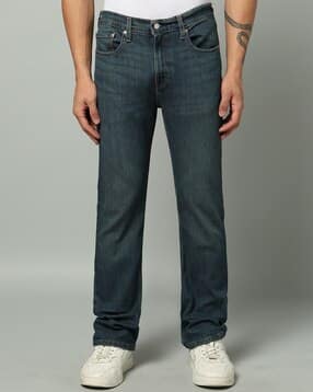 Men Lightly Washed 527 Bootcut Jeans