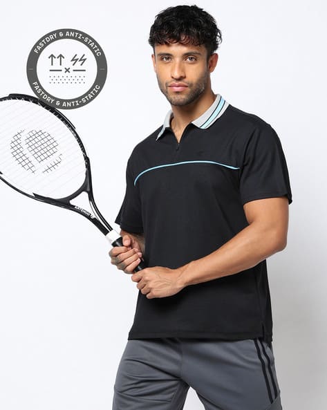 PERFORMAX Men Racquet Regular Fit Polo T-Shirt