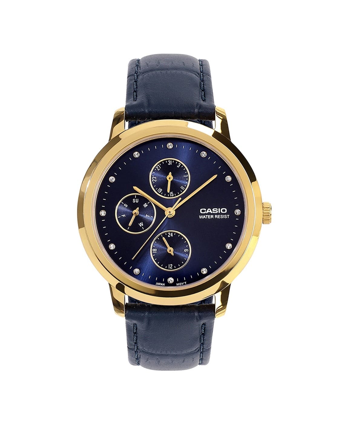 Casio Women A2493 Enticer Analogue Watch-LTP-SN6KGL-2A