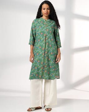siyahi Women Floral Print Straight Kurta-picture-17