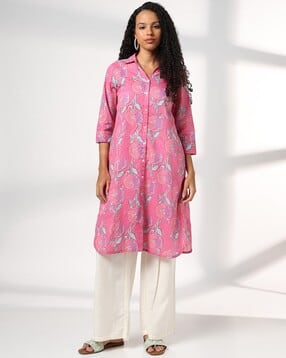 siyahi Women Floral Print Straight Kurta-picture-14