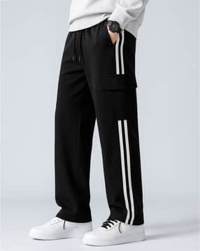 combraided x ag Men Striped Straight Track Pants with Insert Pockets-picture-30
