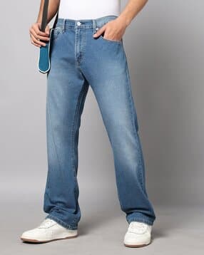 Men Mid-Wash 517 Bootcut Jeans