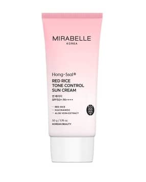 Women Red Rice Tone Control Sun Cream