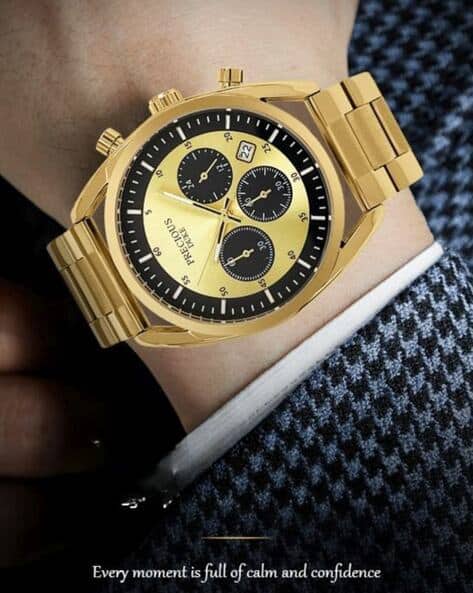 Precious Duke Men Round-Dial Chronograph Watch-8108