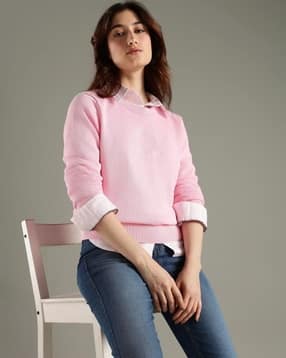 tommy hilfiger Regular Fit Cotton Crew Neck Sweater-picture-45
