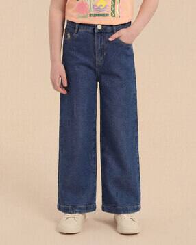 u.s. polo assn. Girls Mid-Rise Wide Jeans-picture-38