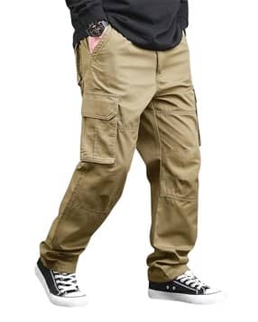buda jeans co Men Relaxed Fit Flat-Front Cargo Pants-picture-52