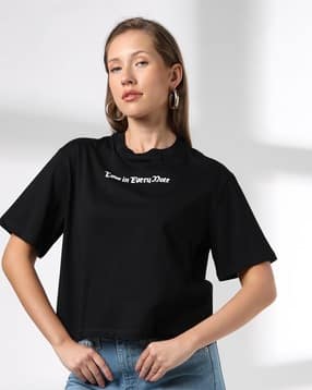 dnmx Women Love in Every Note Boxy Fit Crew-Neck T-Shirt-picture-36