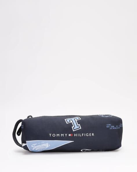 TOMMY HILFIGER Boys Logo Blue Polyester Pouch