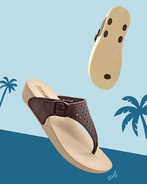 TRV Women Slip-On T-Strap Flip-Flop