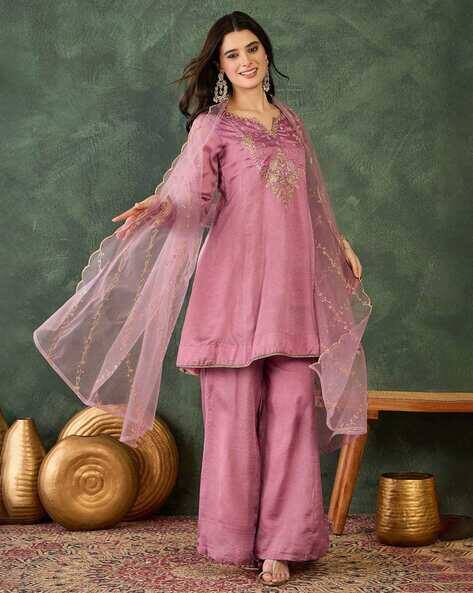 Indie Picks Embellished & Embroidery A-line Kurta Set