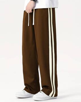 buda jeans co Men Straight Track Pants with Elasticated Waist-picture-3