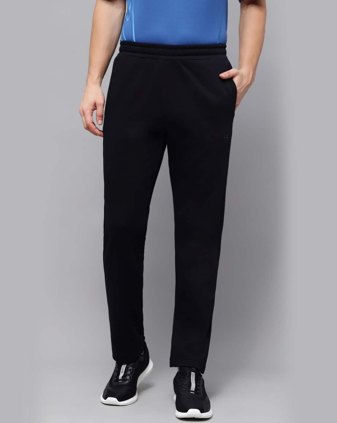 Buy Reebok Straight Fit Mid Rise TrackPant Online | Ajio.com