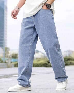 vooter Men Relaxed Fit Jeans with 5-Pocket Styling-picture-14