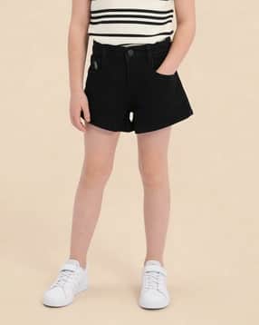 u.s. polo assn. Girls Regular Fit Denim Shorts-picture-19