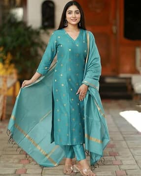anni designer Women Straight Kurta Set-picture-26