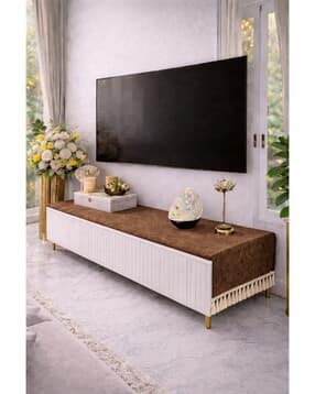 throw pillow TV Unit Cover with Elegant Fringe-picture-11