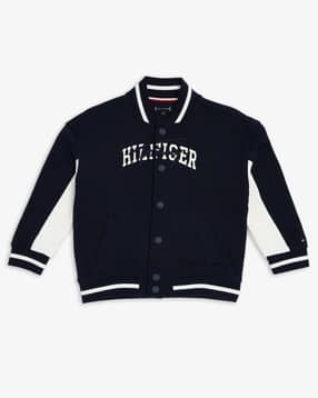 tommy hilfiger Boys Embroidered Logo Oversized Fit Cotton Jacket-picture-15