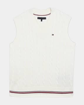 tommy hilfiger Boys Cable Knitted Regular Fit Cotton Sweater-picture-25