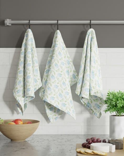BIANCA Pack of 3 Cotton Kitchen Towels Sets