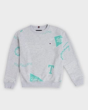 tommy hilfiger Boys Graphic Relaxed Fit Cotton Sweatshirt-picture-11