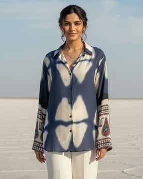 Women Tie & Dye Relaxed Fit Shirt-image-22