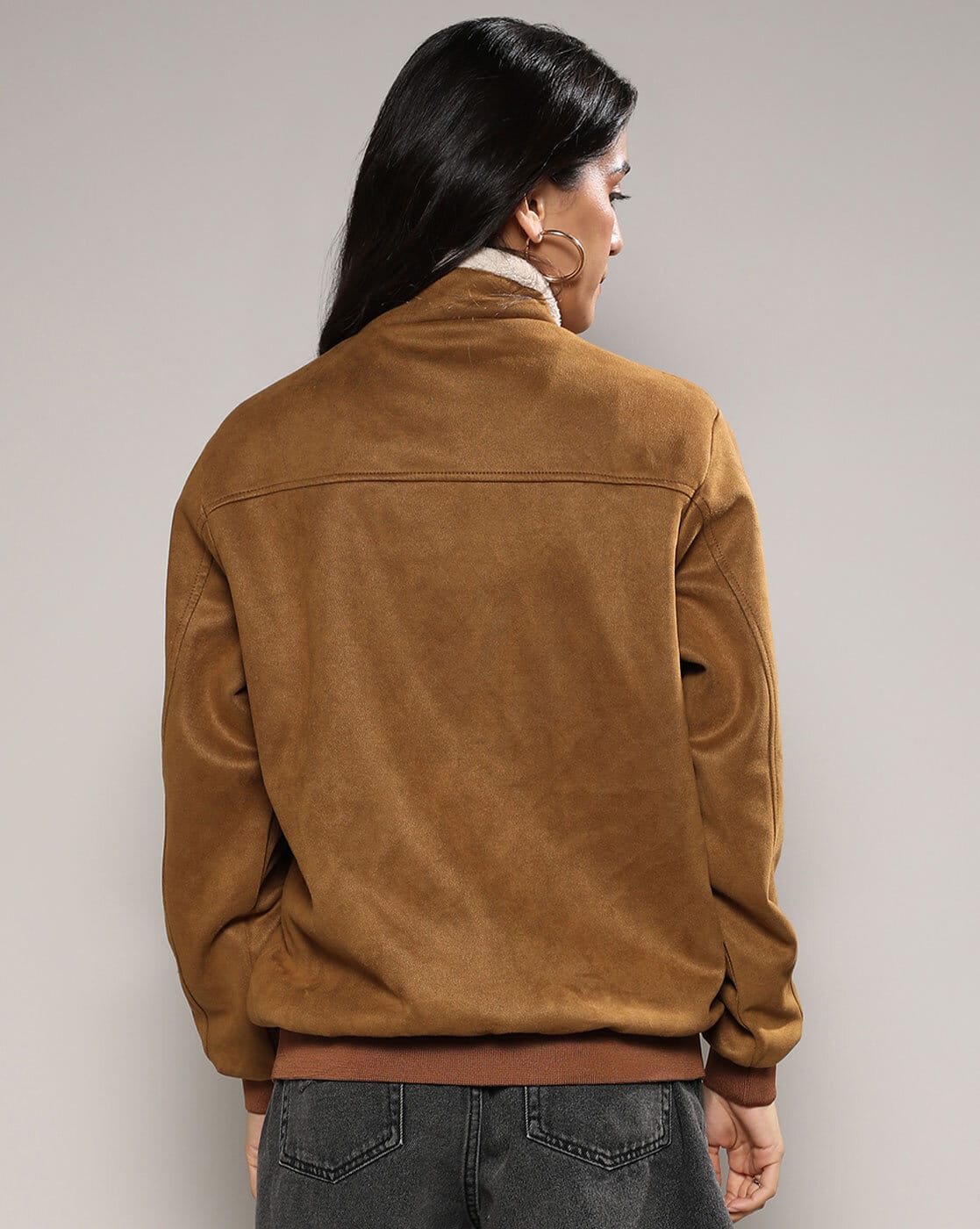 Buy PINACOLADA Women Regular Fit Zip-Front Jacket Online | Ajio.com
