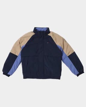 tommy hilfiger Boys Colorblock Regular Fit Nylon Jacket-picture-11