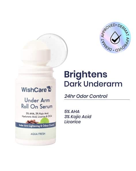 WishCare Aqua Fresh Underarm Roll-On Serum Reduces Pigmentation And Prevents Body Odour