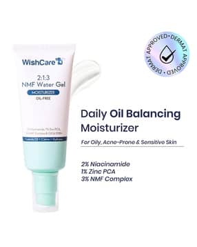 wishcare 213 NMF Water Gel Moisturizer for Oily & Sensitive Skin Oil-Free Hydrates Skin-picture-27