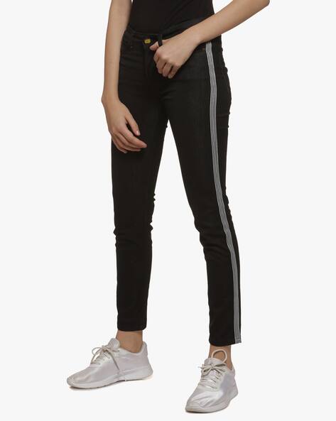 PINACOLADA Slim Fit Jeans with Striped Taping