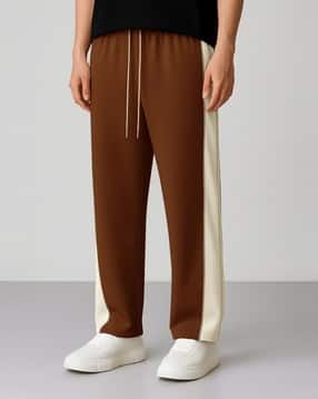 paralians Men Straight Track Pants with Contrast Taping-picture-39