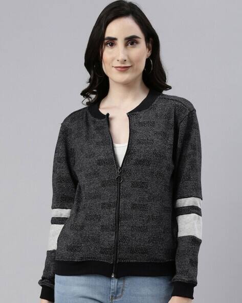 PINACOLADA Textured Jacket with Zip Front
