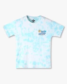Boys Tie & Dye Print Regular Fit Round-Neck T-Shirt-image-25