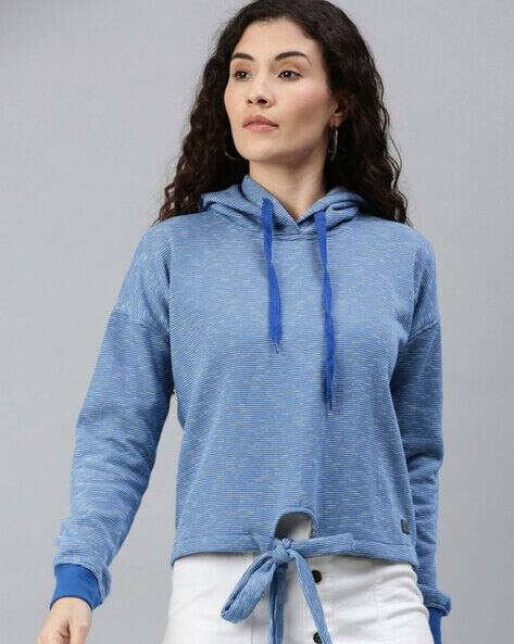 PINACOLADA Striped Print Sweatshirt