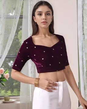 nyrika Women Embroidered Slip-On Blouse-picture-51