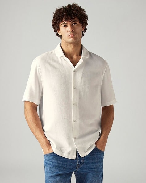LEVI'S Men Textured Relaxed Fit Shirt