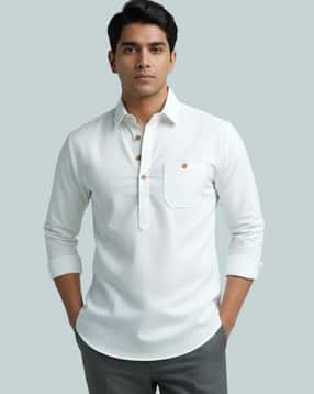 vashuqi Men Slim Fit Short Kurta-picture-32