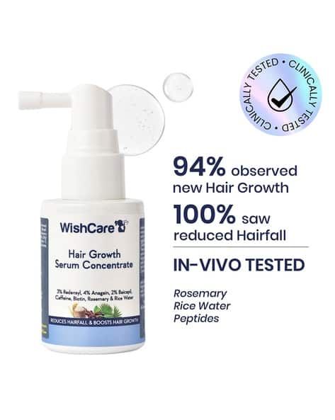 WishCare Hair Growth Serum Concentrate with Redensyl In-Vivo Tested-Boosts Hair Growth