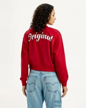 levi's Women Brand Print Regular Fit Sweatshirt-picture-12