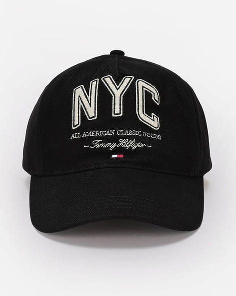 TOMMY HILFIGER Printed Cotton Baseball Cap