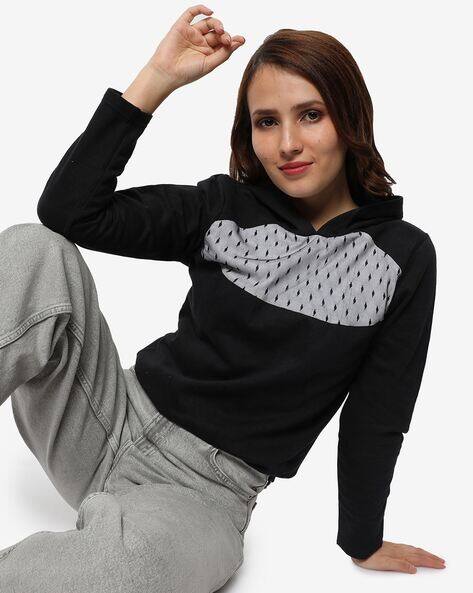 PINACOLADA Colourblock Hoodie with Ribbed Hem