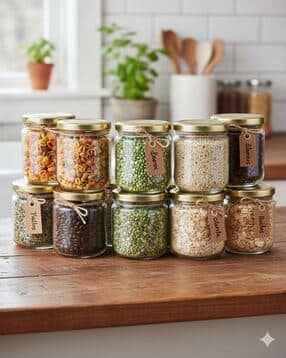 somil Set of 10 Airtight Storage Jars with Lid-picture-11